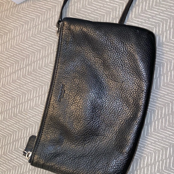 Coach Handbags - Blacker leather coach crossbody